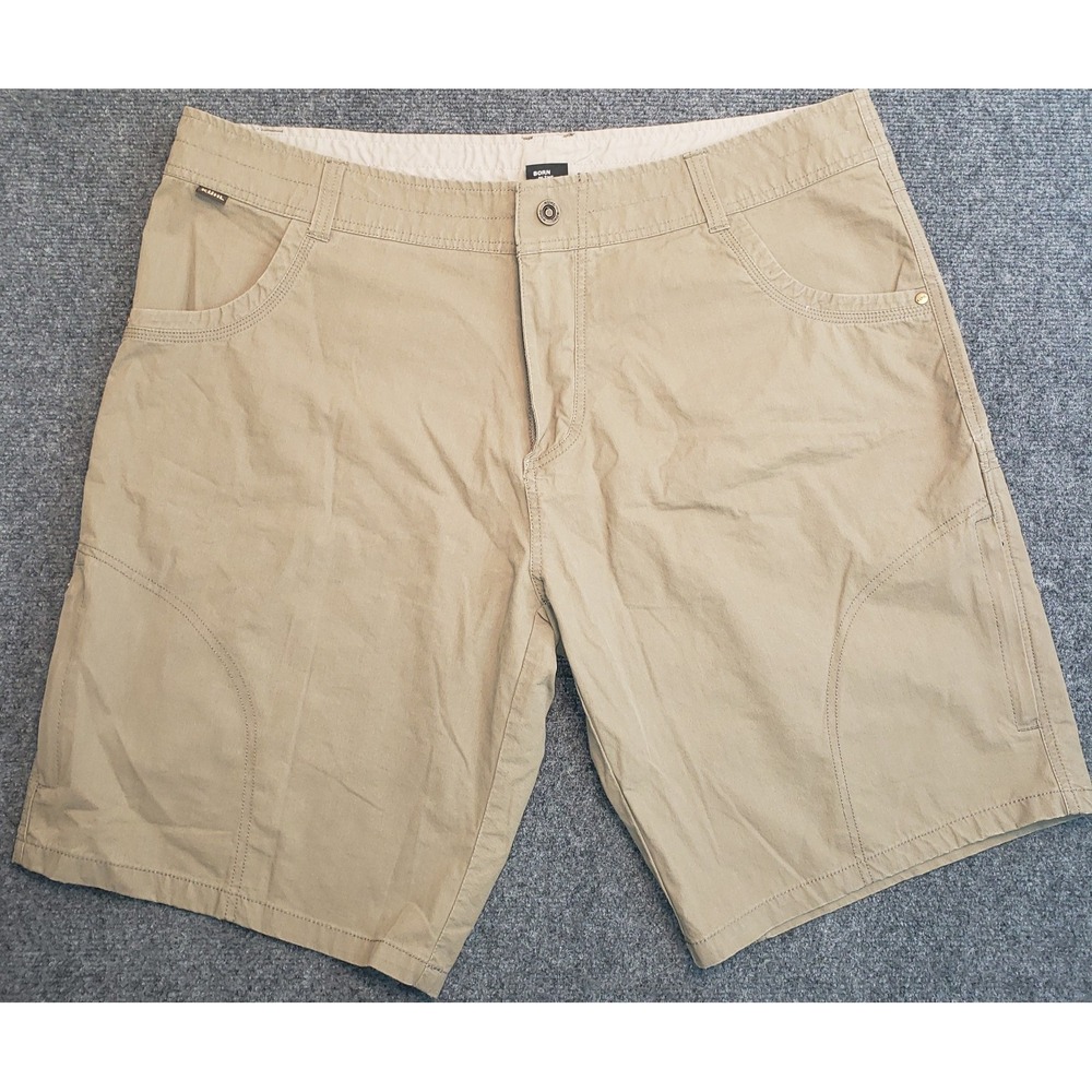 Kuhl Ramblr Shorts Mens Size 40 Brown Stretch Hiking Fishing Casual Style 5125